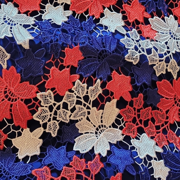 Patriotic Floral Skirt - Picture 2 of 3